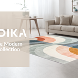 Contemporary Double Rainbow Motif(Gray)