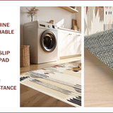 Ultra Soft Area Rug, Non Slip, Stain Resistant, Washable Area Rugs for Living Room, Bedroom, Luxurious Neutral Toned Aesthetic(Beige)