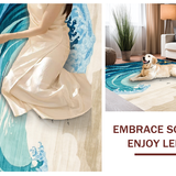 Minimalist Coastal Artistry Approach(Blue)