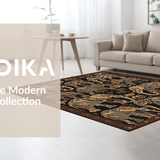 Luxe Monochrome Nature Scene(Black)