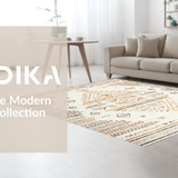 Trendy Minimalist Stripe Composition(Beige)