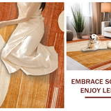 Ultra Soft Area Rug, Non Slip, Stain Resistant, Washable Area Rugs for Living Room, Bedroom, Trendy Artistic Ethereal Patterns(Brown)