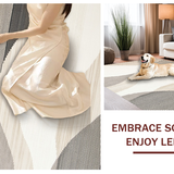 Artistic Ivory Swirl Aesthetic(Beige)