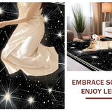 Chic Black and White Starry Aesthetic(White)