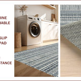Ultra Soft Area Rug, Non Slip, Stain Resistant, Washable Area Rugs for Living Room, Bedroom, Abstract Serenity Meditation Oasis(Gray)