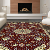 Bold Medallion Art Nouveau Influence(Red)