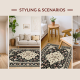 Sophisticated Faded Botanical Print(Black)