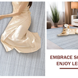 Casual Chic Shaggy Monochrome Look(Gray)