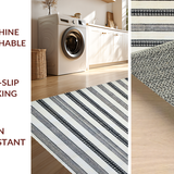 Artisan Stripe Vision with Graphic Patterned Bands and Sleek Divisions(Beige)