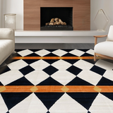 Elegant Symmetrical Trellis Design(Black)