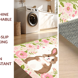 Elegant Hued Flower Motif(Pink)