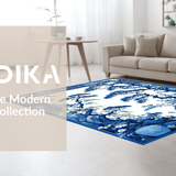 Sophisticated Blue Toned Lattice Style(Blue)