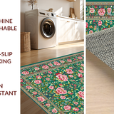 Artistic Maximalist Bloom Motif(Green)