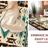 Stylish Warm Toned Geometric Arrangement(Blue)