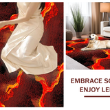 Contemporary Flame Inspired Artwork(Red)