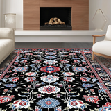 Luxurious Dappled Floral Composition(Black)