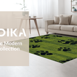 Ultra Soft Area Rug, Non Slip, Stain Resistant, Washable Area Rugs for Living Room, Bedroom, Serene Natural Landscape Vibe(Green)