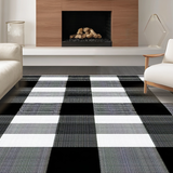Sophisticated Graphical Plaid Element(Black)