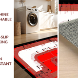 Fun Colorful Circuit Pathway(Red)