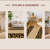 Ultra Soft Area Rug, Non Slip, Stain Resistant, Washable Area Rugs for Living Room, Bedroom, Handmade Tufted Wool Antelope(Beige)