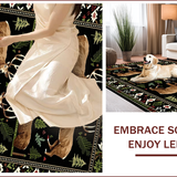 Country Chic Leafy Wilderness Design(Black)