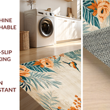Vibrant Teal and Beige Harmony(Beige)