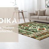 Vibrant Cultural Tiled Aesthetic(Green)
