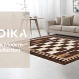 Contemporary Playful Tiled Arrangement(Beige)