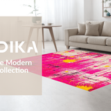 Bright Retro Color Block(Pink)