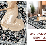 Sophisticated Distressed Floral Aesthetic(Black)