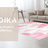 Ultra Soft Area Rug, Non Slip, Stain Resistant, Washable Area Rugs for Living Room, Bedroom, Whimsical Soft Pastel Cloud Motif(White)