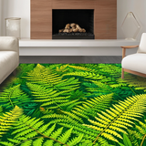 Ultra Soft Area Rug, Non Slip, Stain Resistant, Washable Area Rugs for Living Room, Bedroom, Lively Bee-Inspired Artistic Element(Green)
