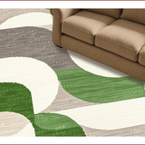 Ultra Soft Area Rug, Non Slip, Stain Resistant, Washable Area Rugs for Living Room, Bedroom, Modern Abstract Sage Green Living Room Washable Rug(Gray)