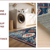 Lively Geometric Contemporary Flair(Blue)