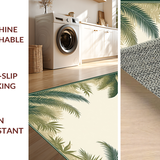 Contemporary Green Flourish(Beige)