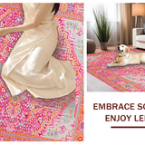 Whimsical Vintage Tiled(Pink)