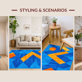Lively Ogee Color Contrast(Blue)