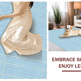 Rustic Blue Tiled Elegance(Blue)