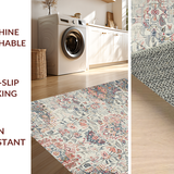 Contemporary Plush Abstract Design(Beige)