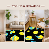 Cosmic Cartoon Planetary Aesthetic(Blue)