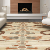 Elegant Beige Snake Motif(Beige)