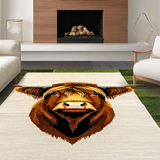 Ultra Soft Area Rug, Non Slip, Stain Resistant, Washable Area Rugs for Living Room, Bedroom, Vibrant St. Patrick's Day Motif(Brown)