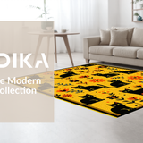 Contemporary Cat Flower Arrangement(Yellow)