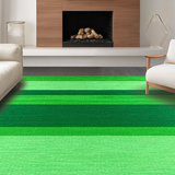 Elegant Tropical Inspired Stripe Motif(Green)