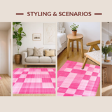 Contemporary Vibrant Gridded Aesthetic(Pink)