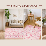 Vibrant Eclectic Nature Motif(Pink)