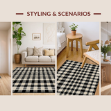 Cozy Transitional Plaid Design(Beige)
