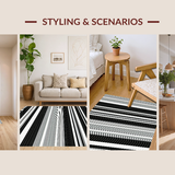 Contemporary Bold Striped Aesthetic(Black)
