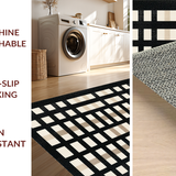 Contemporary Neutral Tiled(Black)