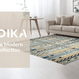 Chic Textured Symmetrical(Blue)